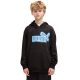 Bluza dla dzieci Puma Ess Logo Lab Relaxed Hoodie czarna 694674 01