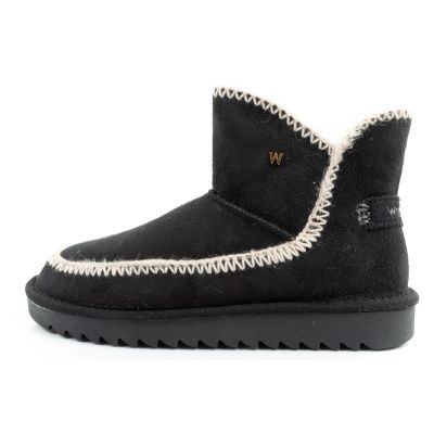 11. Wrangler Elsa buty zimowe botki za kostkę ocieplane wygodne modne czarne