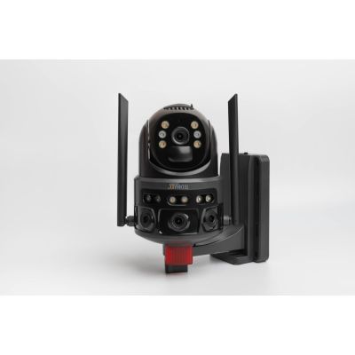 Kamera zewnętrzna podwójna 4G 3MP+3MP + panel słoneczny Technaxx TX-329