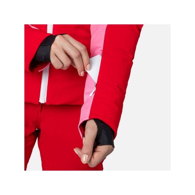 5. Kurtka Rossignol W Pilot Down Jkt czerwony