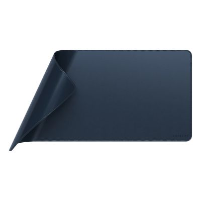 5. Podkładka na biurko Satechi Premium Desk Mat z wegańskiej skóry (blue)