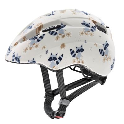4. Kask rowerowy dziecięcy UVEX Kid 2 CC 46-52cm, raccoon matt