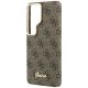 6. Etui Guess 4G Script MagSafe na Samsung Galaxy S26 Ultra - brązowe