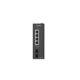 D-Link DIS-100G-06P przełącznik sieciowy Nie zarządzany L2 Gigabit Ethernet (10/100/1000) Obsługa PoE DIN rail Czarny