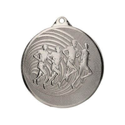 Medal srebrny- Bieganie - medal stalowy