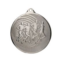 Medal srebrny- Bieganie - medal stalowy