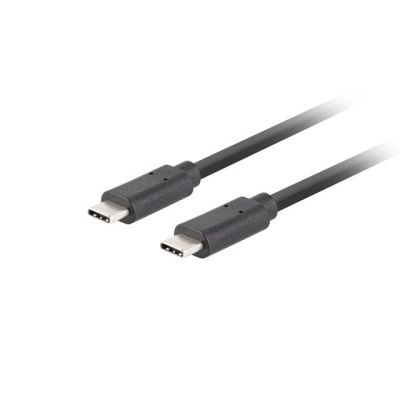 2. LANBERG KABEL USB-C M/M 3.2 GEN2 0.5M 10GB/S PD100W CA-CMCM-32CU-0005-BK