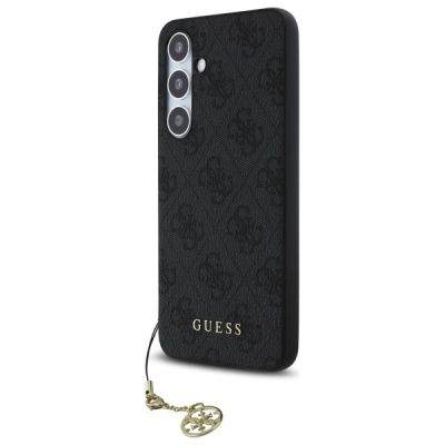 2. Guess GUHCS24FEGF4GGR S24 FE S721         szary/grey hardcase 4G Charms Collection