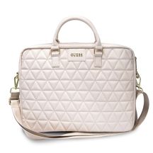 Torba Guess Quilted na laptopa 16" - różowa
