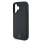 6. Etui Mercedes Textured And Plain Leather MagSafe na iPhone 16 - czarne