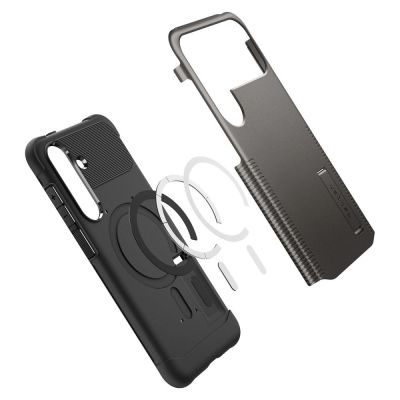8. Etui Spigen Slim Armor Mag MagSafe na Samsung Galaxy S25 FE - szare