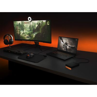 9. Seagate Game Drive FireCuda zewnętrzny dysk twarde 2 TB Micro-USB B 3.2 Gen 1 (3.1 Gen 1) Czarny
