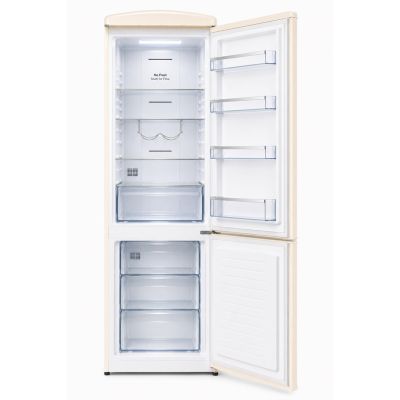 2. Lodówka Retro Ravanson LKK-315RC 597mm x 707mm x 1943 mm | 315l | Total No Frost | klasa E | kremowy