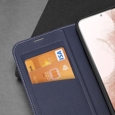 8. Dux Ducis Skin X2 etui Samsung Galaxy S23+ pokrowiec z klapką portfel podstawka niebieskie