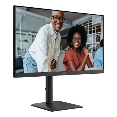 32. AOC E4 U27E4CV monitor komputerowy 68,6 cm (27") 3840 x 2160 px 4K Ultra HD LED Czarny