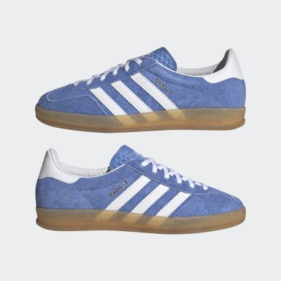 7. Tenisówki damskie adidas Gazelle Indoor W Blue Fusion buty zamszowe niebieskie (HQ8717)