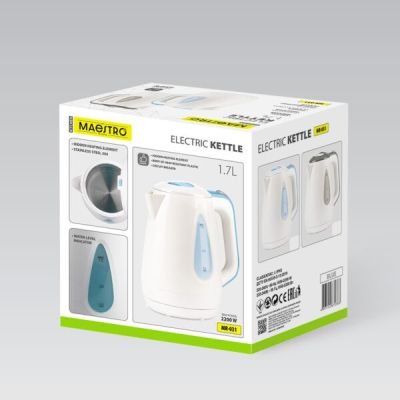 13. Czajnik elektryczny 1,7L 2200W MR-031-BLUE MAESTRO