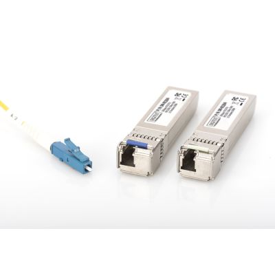 3. Digitus Moduł dwukierunkowy SFP+ 10 Gb/s, jednomodowy, TX1270/RX1330, 10 km