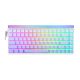 14. Klawiatura gasket HERO84 HE White+Purple+Gradient+LIGHT JadeKing switch RGB AULA