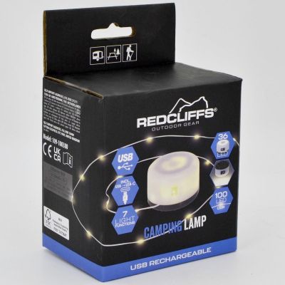 19. LATARKA LAMPA CAMPING ŁADOWANIE USB REDCLIFFS