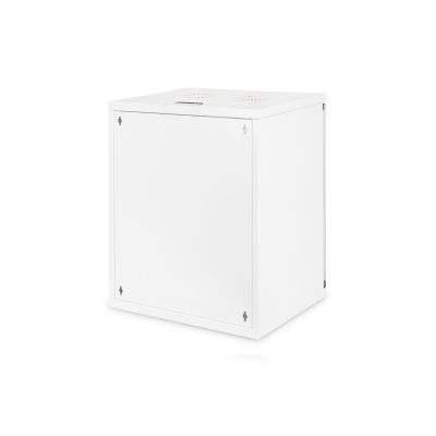 10. Digitus Szafa sieciowa wisząca 19" 12U rack 540x400, drzwi szyba, szary, niedzielona, niezłożona, 60kg
