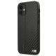 2. Etui BMW M Collection PU Carbon Stripe na iPhone 12 mini - czarne