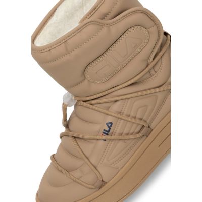 4. Fila Superbubble Boot buty zimowe botki beżowe damskie sportowe ocieplane