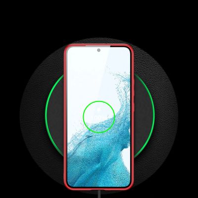 13. Dux Ducis Yolo eleganckie etui pokrowiec ze skóry ekologicznej Samsung Galaxy S22+ (S22 Plus) czerwony