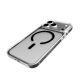 10. Etui Puro Lite Mag TPU+PC kompatybilne z MagSafe na iPhone 17 Pro Max - przezroczyste z czarnym pierścieniem