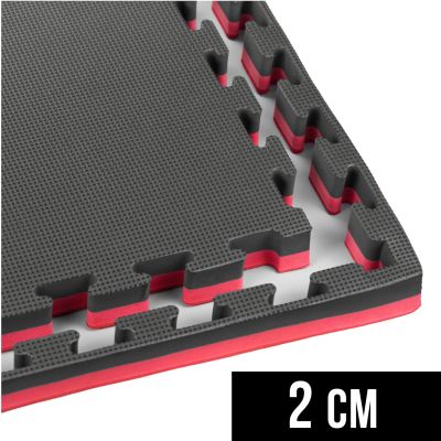 21. Mata do ćwiczeń z Ceryfikatem Bezpieczeństwa - Puzzle 1x1m - Tatami 2 cm