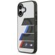 2. Etui BMW M IML Metal Buttons Tricolor Lines MagSafe na iPhone 17 - szare