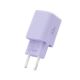 4. Ładowarka sieciowa Tech-Protect NCM33 PD 33W QC3.0 USB-C / USB-C - fioletowa