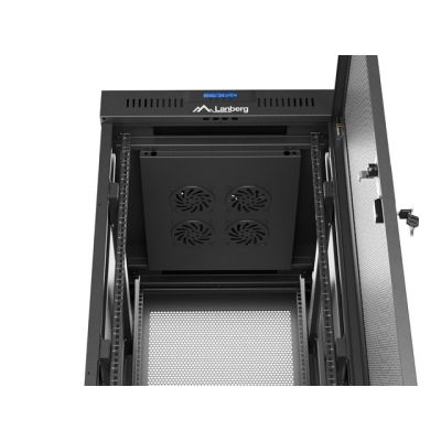 11. Lanberg FF01-6832-23BL stojak 32U Stojak wolnostojący Czarny