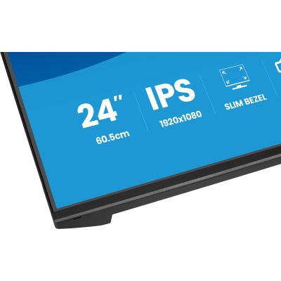 45. iiyama ProLite X2493HSU-B1 monitor komputerowy 60,5 cm (23.8") 1920 x 1080 px Full HD LED Czarny
