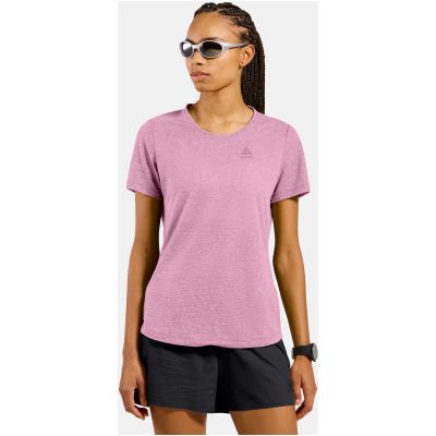 4. Koszulka z krótkim rękawem damska ODLO T-shirt crew neck s/s ESSENTIAL LINENCOOL różowa