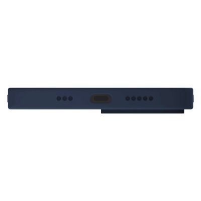 9. Etui 3mk Silicone Case na iPhone 15 Pro - granatowe