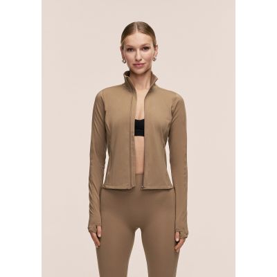 3. Kurtka damska CASALL Soft Touch Zip Jacket kolor zielony