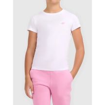 T-shirt bawełniany dziewczęcy 4F 4FJWMM00TTSHF3615-10S