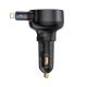 2. Ładowarka samochodowa Baseus Enjoyment Pro 55W USB-A ze zwijanym kablem Lightning - czarna