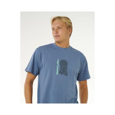6. Koszulka męska RIP CURL Search Sundial Tee niebieska