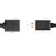 5. Ugreen kabel adapter przejściówka HDMI (żeński) - mini HDMI (męski) 4K 60 Hz Ethernet HEC ARC audio 32 kanały 22 cm czarny (20137)