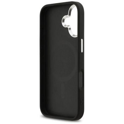 7. Etui Guess 4G Triangle Logo MagSafe na iPhone 17 - czarne