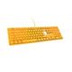 10. Ducky One 3 Yellow klawiatura Gaming USB Niemiecki Żółty