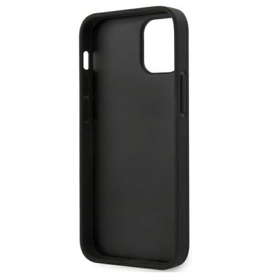 6. Etui BMW M Collection PU Carbon Stripe na iPhone 12 mini - czarne