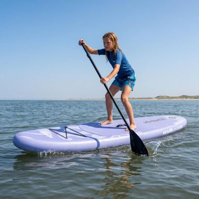 4. VIRTUFIT DESKA SUP SPLASH 225 Z AKCESORIAMI FLOW PURPLE