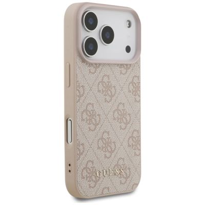 4. Etui Guess 4G Classic na iPhone 17 Pro / 18 Pro - różowe