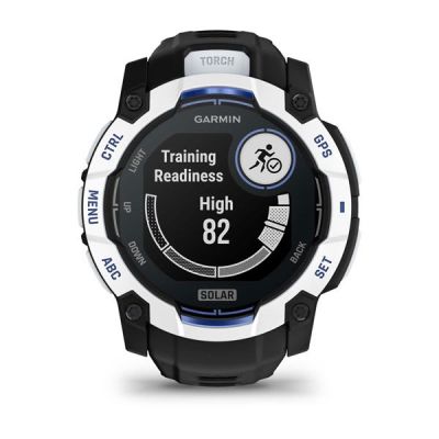 12. Smartwatch Garmin Instinct 3 Solar 010-02935-03 50mm czarno-biały