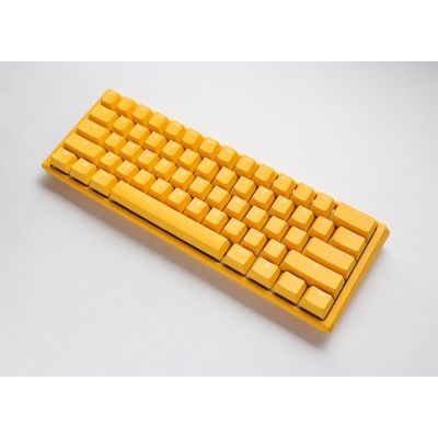 6. Ducky One 3 Yellow Mini klawiatura Gaming USB Niemiecki Żółty