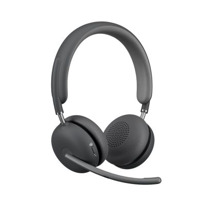 4. Logitech Zone Wireless 2 Zestaw słuchawkowy Przewodowy i Bezprzewodowy Opaska na głowę Biuro/centrum telefoniczne USB Type-C Bluetooth Grafitowy