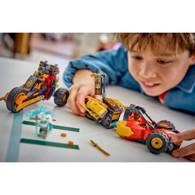 10. LEGO Ninjago 71864 - Wielofunkcyjne pojazdy Kaia i Cole'a